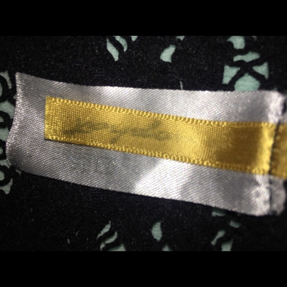 Black Tank Top With Lace Cut-Out Designs - Picture 2 of 4